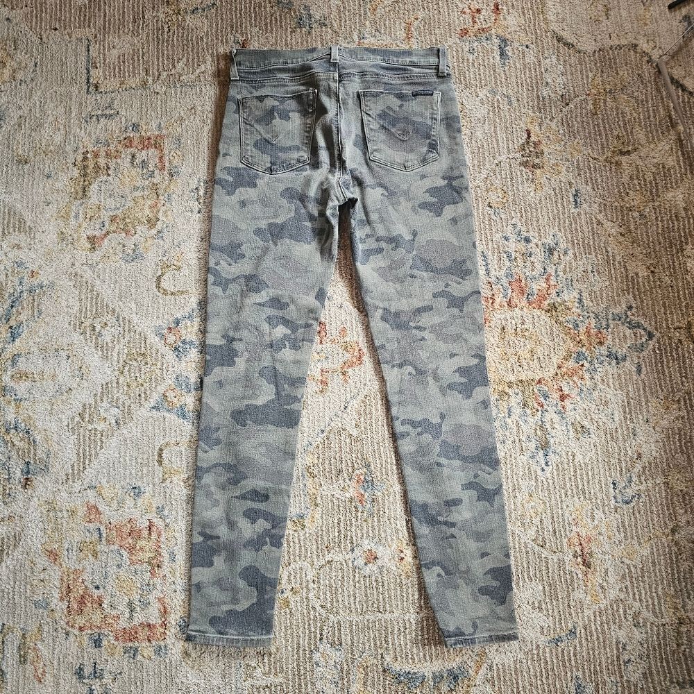 Hudson Camo Skinny Jean Size 28 With 27 Inch Inseam